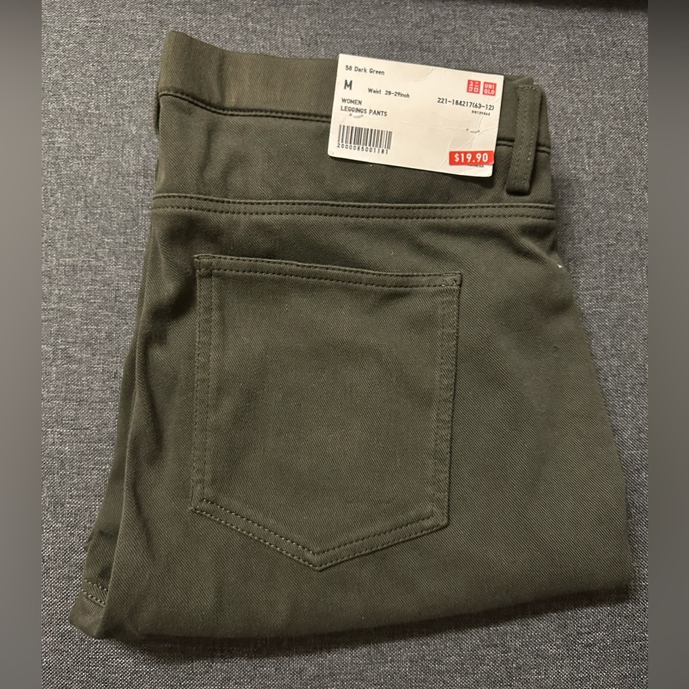 Uniqlo Women's Dark Green Leggings